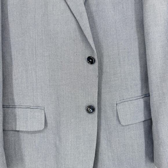 Stafford Essentials Sport Coat Mens 42R Blue Classic Fit Two Button Blazer‎ - Picture 2 of 7